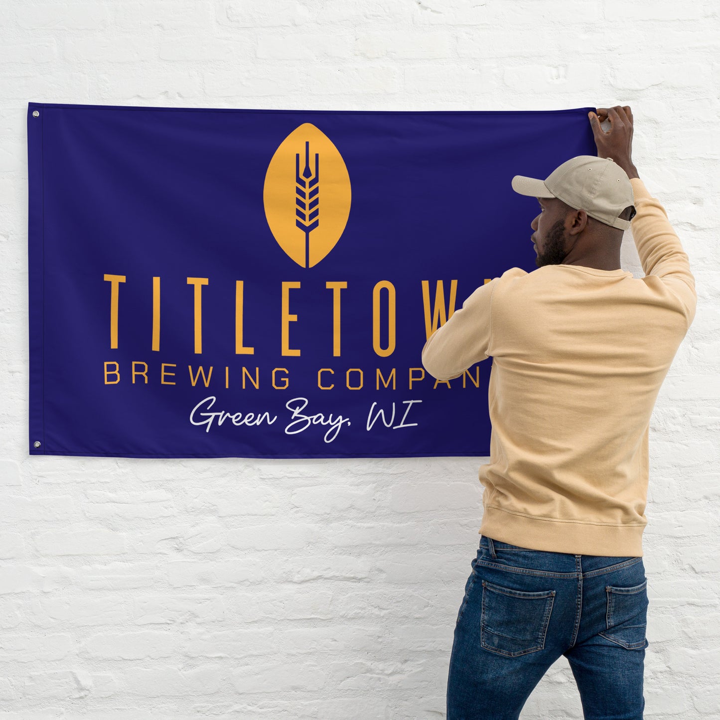 Titletown Brewing Co. Green Bay, WI Flag